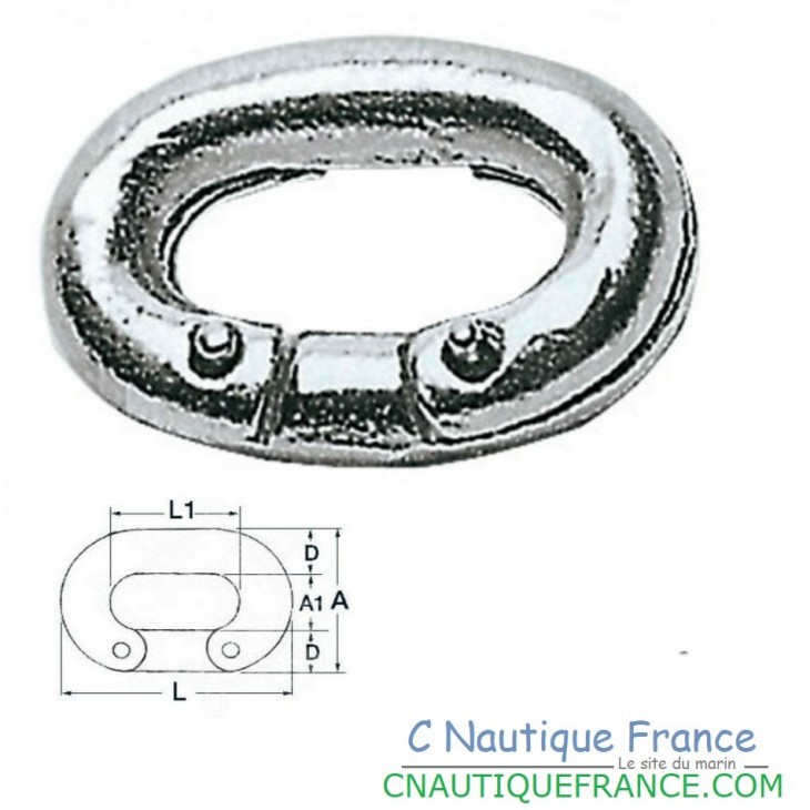 Ø 10 MM MAGLIA A VITE IN ACCIAIO INOX