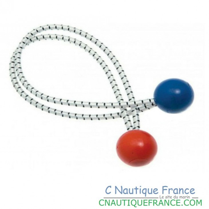 SAIL TIES WITH BALLS 4 MM X 40 CM