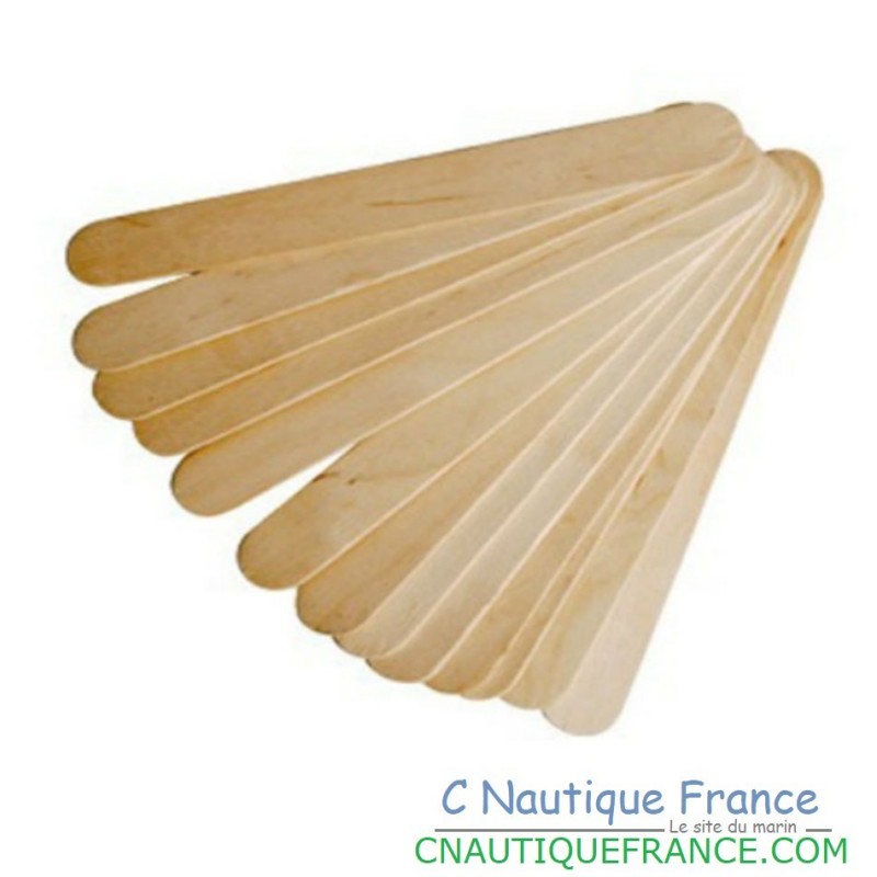 50 Birch wood mixing sticks 15 / 2 cm