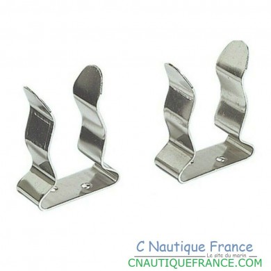 25 / 32 MM CLIP INOX - COPPIA