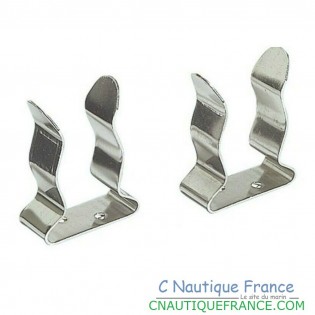 25 / 32 MM CLIP INOX - COPPIA