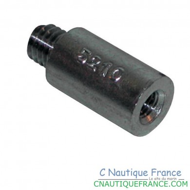 Ø 10 x 30 MM M8 ZINC SPARK PLUG ANODE FOR VOLVO PENTA