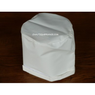 18 X 17 CM WHITE PVC WINCH COVER - PAIR