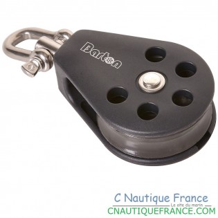 Ø 8 MM POULIE AVEC EMERILLON A FRICTION