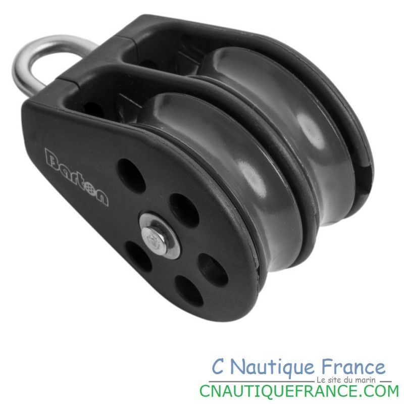 Ø 8 MM Pulley doppia con emerillon e frizione