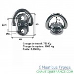 6 MM Simple Articulated Shackle with Standard Base
