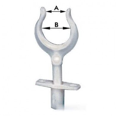 SCALMO IN NYLON CON SUPPORTO