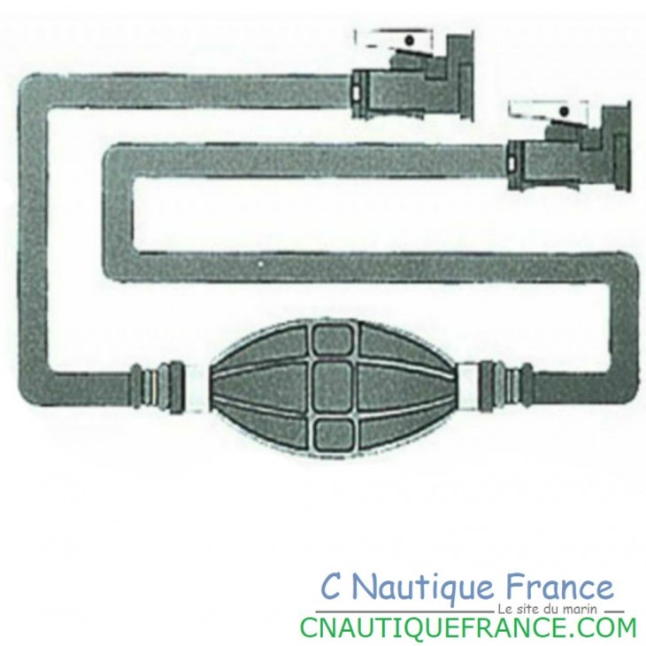 TUBAZIONE 2 ATTACHI PER JOHNSON EVINRUDE