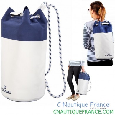 Borsa Marina Bianca/Blu