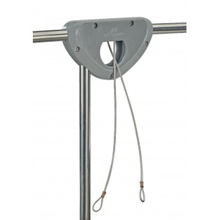 WHITE BALCONY OUTBOARD MOTOR BRACKET