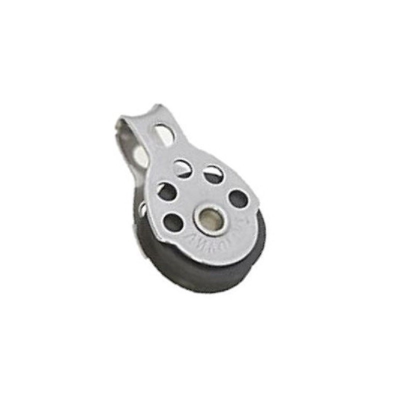 Pulley singola in acciaio inox 17 X 5 mm