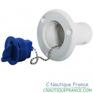 Nable bleu en fibre de verre pour réservoir d'eau bateau