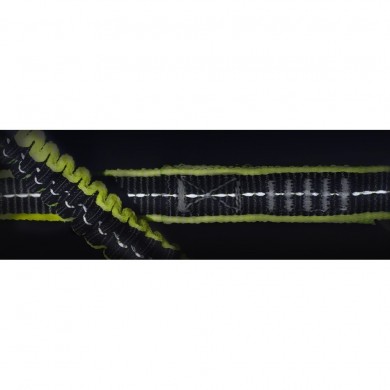 LONGE PIATTA 1,5 M RIFLETTENTE CON 2 MOSCHETTONI