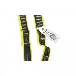 LONGE PIATTA 1,5 M RIFLETTENTE CON 2 MOSCHETTONI