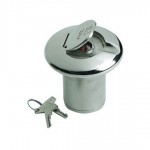 Stainless steel diesel tank cap with key