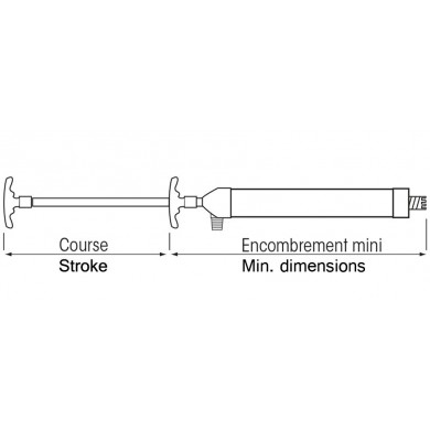 0.50L Hand Pump Syringe + 1 Meter of Hose