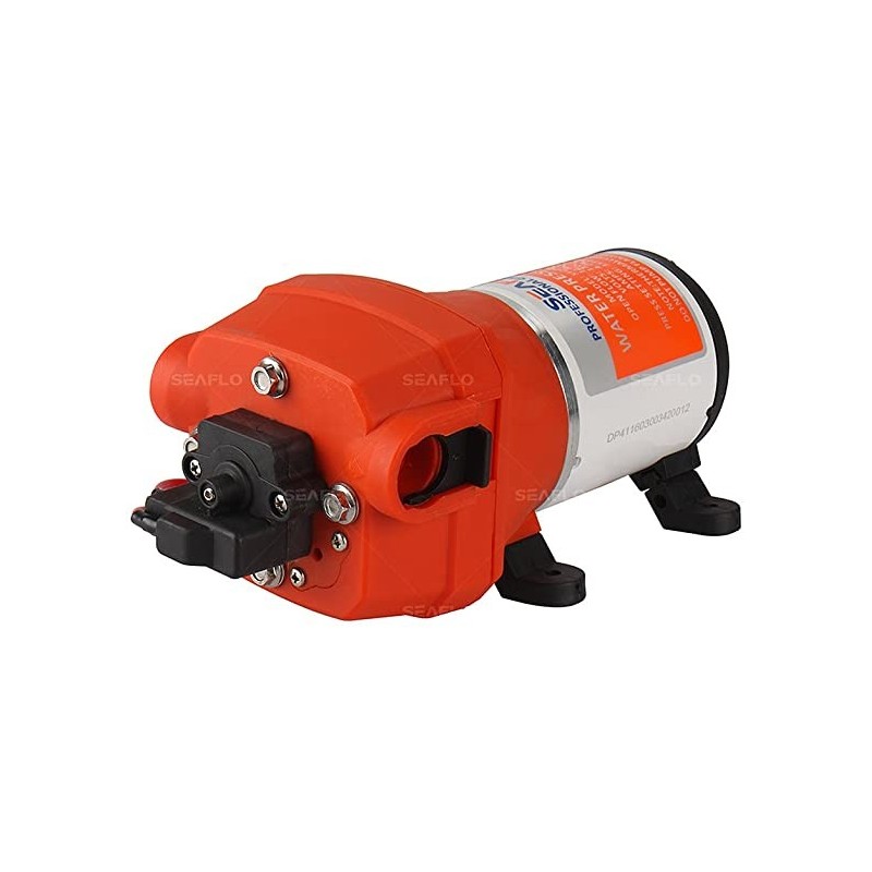 Pompa Triplex 12V Flojet - Portata 11 L/min, Pressione 2.8 Bar, Autocebante, Per Camper, Barche, Irrigazione