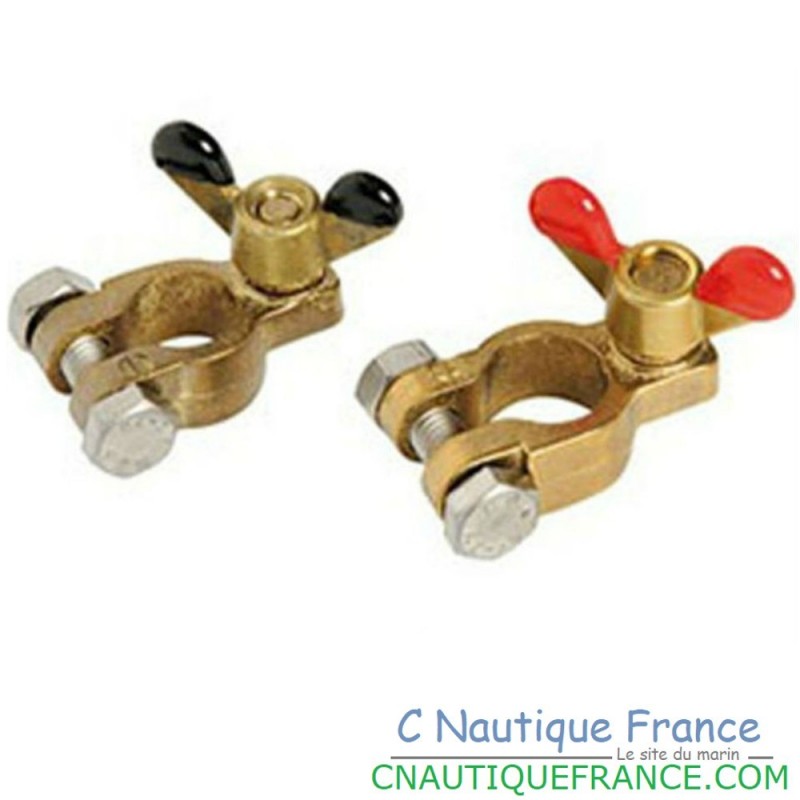 Bronze battery terminals - pair