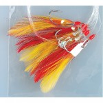 Red / Yellow Bar Feather Rig Leader