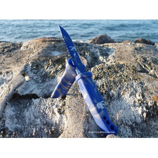 CWT BLUE FISHES STAINLESS STEEL KNIFE