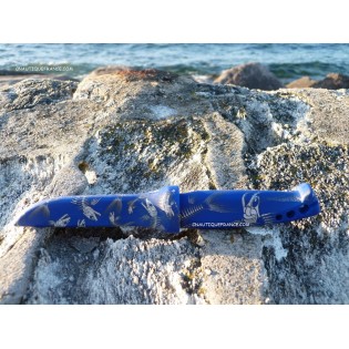 COUTEAU INOX CWT BLUE FISHES