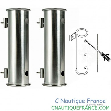STAINLESS STEEL WALL MOUNTED FISHING ROD HOLDER