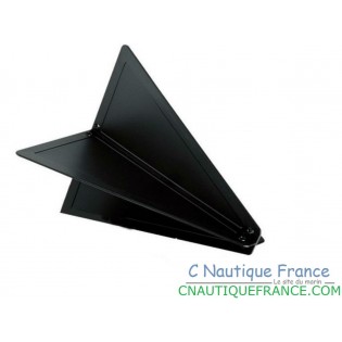 CÔNE DE SIGNALISATION NOIR 470 MM DE VOILIER accastillage bateau
