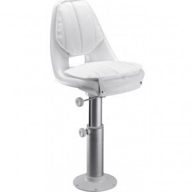 ADMIRAL SEAT WITH CUSHION AND ALUMINUM SWIVEL