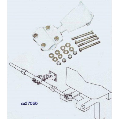 STEERING TUBE SUPPORT BALL JOINT - TRANSOM MOUNT