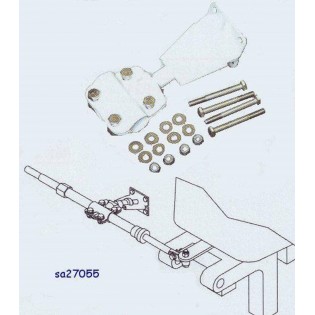 STEERING TUBE SUPPORT BALL JOINT - TRANSOM MOUNT