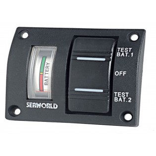 WATERPROOF ELECTRICAL PANEL WITH LOAD TESTER FOR 2 BATTERIES