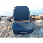 BLUE FOLDING SEAT WITH BACKREST