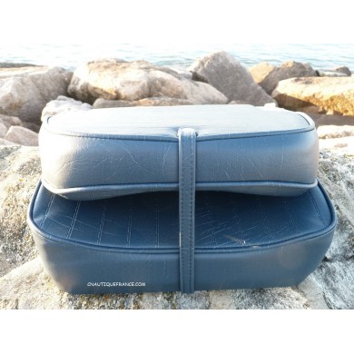 BLUE FOLDING SEAT WITH BACKREST