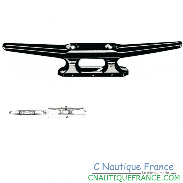 taquet noir en plastique