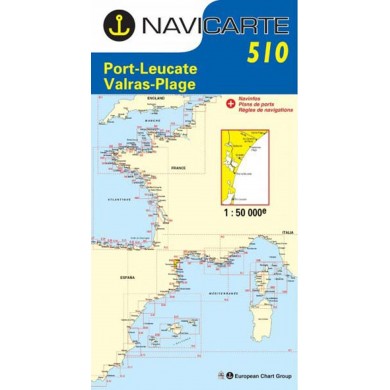 PORT-LEUCATE - VALRAS-PLAGE - NAUTICAL CHART 510