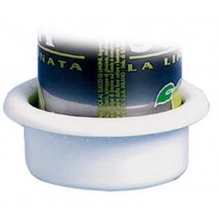 Recessed glass door, 75mm