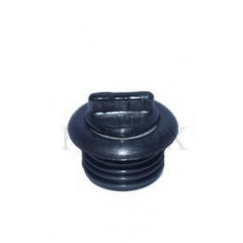 Black nylon plug 20 mm