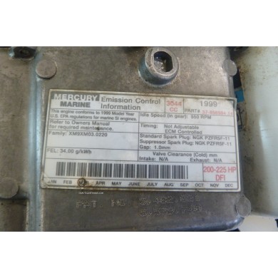 200 - 225 HP SEPARATOR VAPOR MERCURY