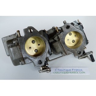 RAMPE 2 CARBURATEURS 50 CV 2T JOHNSON EVINRUDE