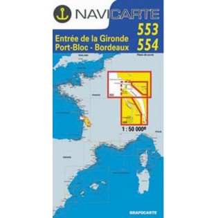 Entrée de la Gironde - Port Bloc - Bordeaux CARTE 553 554